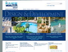 Tablet Screenshot of gobluewater.com